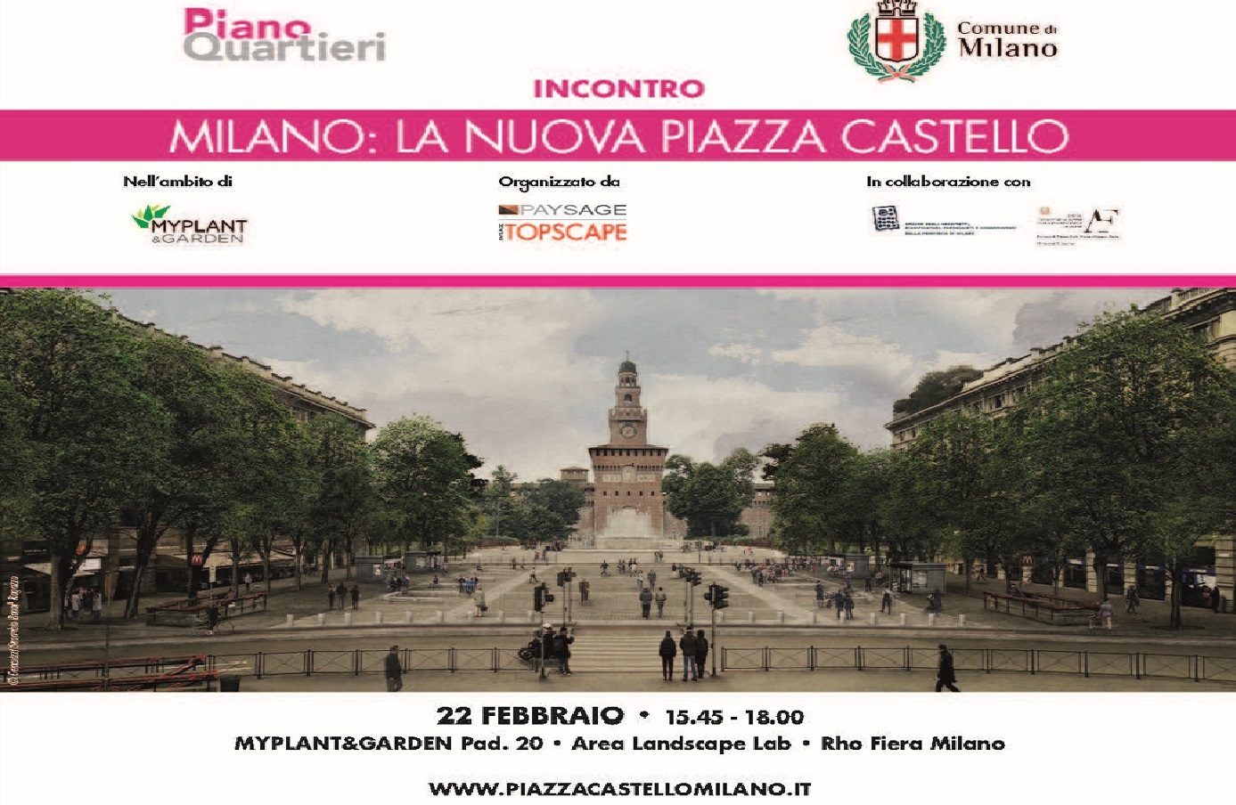 MILANO: LA NUOVA PIAZZA CASTELLO A MYPLANT&GARDEN 2023
